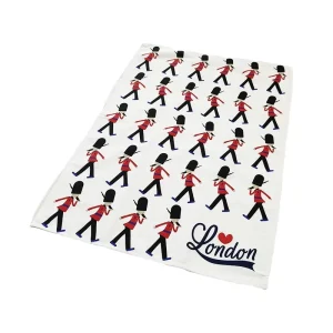 Cotton Kitchen Dish Towel Cartoon Pattern Custom Logo Printing Service Eco Friendly Machine Washable