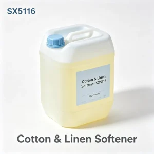 Cotton Linen Fabric Softener SX5116 Weak Cationic Softening Agent for Textile Finishing Formaldehyde APEO Free