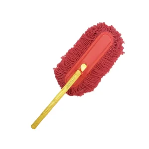 Cotton Long-Handle Car Duster with Wooden Handle and Custom Color