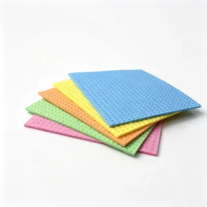 Cotton Sponge Cloth 30 Compressed Cellulose Sheets Swedish Dishcloth for Moisture Absorption Scouring Pads