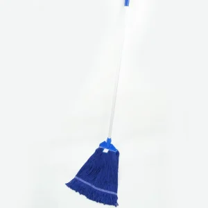 Cotton String Wet Mop with Aluminum Long Handle High Water Absorption Yarn for Hotel Hospital Office Floor Cleaning
