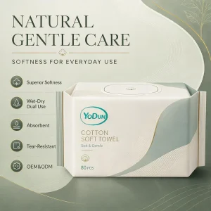 Cotton Tissue Disposable Face Cleansing Wipes for Beauty Care Beauty Salon and Home Use