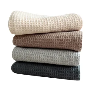 Cotton Towels Quick Dry Kitchen Rag & Napkin All Cotton Waffle Texture Dishcloth for Household Cleaning