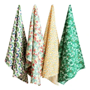 Cotton Twill Kitchen Dish Towel Digital Print Customizable Eco Friendly Child Proof Washable