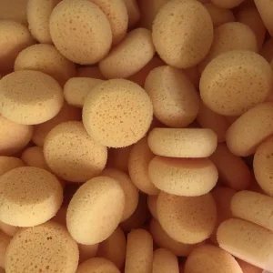 Craft Pots & Kitchen Leather Care Clay Sponges Pottery Horse Bridle Cleaning Sponge & Shoes Scouring Pads by Pottery