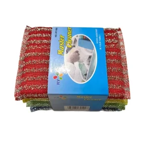 Cross Border Sustainable Thickened Dishwashing Sponge Block Scouring Pad Kitchen Supplies Cleaning Sponge Scrubbing Dishcloth