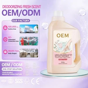 Cross border Infant Toddler Underwear Detergent OEM Women & Baby Guangdong Laundry Soap Liquid Contract Manufacturing Nature