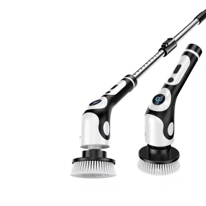 Cross border Multifunctional Electric Cleaning Brush Voice Control Cordless Handheld Design Automatic Rotating Extendable Pole