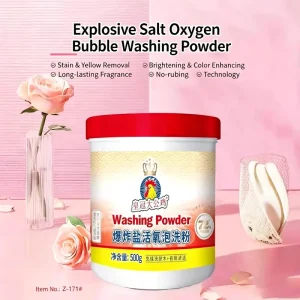 Crown Rooster Explosion Salt Reactive Oxygen Bubble Washing Powder Household Laundry Powder Aerobic Laundry Cleaning Staining
