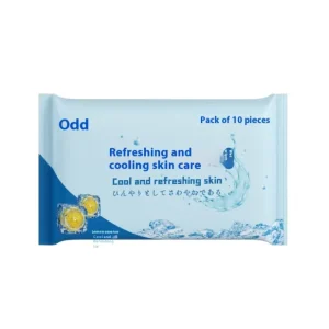 Custom 15x18cm Cold Wet Wipes 10pcs Non Woven Eco Friendly Extra Soft Cleansing Wipes for Travel