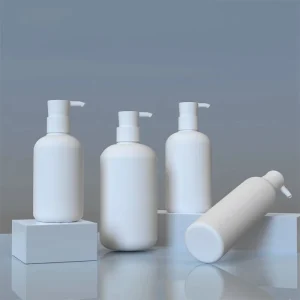 Custom 250ml 300ml 400ml 500ml Matte White Plastic Lotion Bottle Hand Sanitizer Bottle 200ml Shampoo Plastic Bottle With Pump