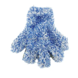 Custom 5-Finger Microfiber Car Wash Mitts for Buffing and Car Cleaning