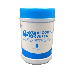 Custom 80pcs 75% Alcohol Antibacterial Wipes Custom Logo for Elevator Refrigerator and Surfaces