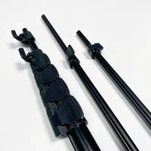 Custom 900mm Aluminum Telescopic Pole with Single Sided/Double Sided Extending for Household Cleaning Tools Accessories
