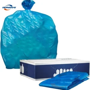 Custom 95 96 Gallon Blue Trash Bags Garbage Bags Large Plastic Can Liners for Industrial Home Contractor Recycling