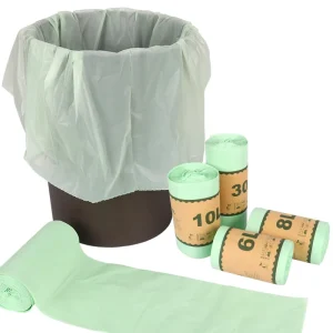 Custom Biodegradable Compost Green Environmental Garbage Bag