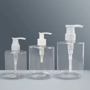 Custom Clear 250ml 400ml 500ml PET Plastic Detergent Foaming Soap Dishwashing Hand Wash Sanitizer Liquid Lotion Pump Bottle