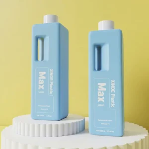 Custom Color LOGO 500ML HDPE Toilet Cleaner Laundry Detergent Kitchen Home Bathroom Cleaning Liquid Soap Packaging Bottle
