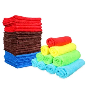 Custom Color Microfibre Printed Microfiber Kitchen Dish Wash Cleaning Cloth Towel