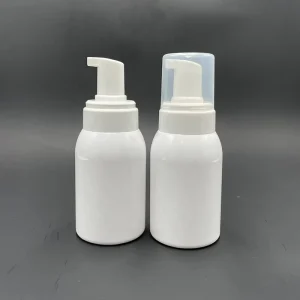 Custom Color Plastic Foaming Bottle 200ml PET Hand Soap Sanitizer Foam Pump Mousse Bottle Cosmetic Packaging