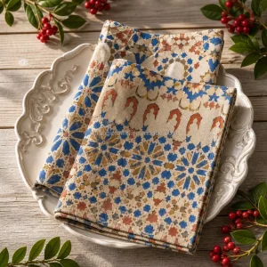 Custom Cotton Tea Towel Set 100% Cotton Absorbent Quick Dry Printed Kitchen Towels for Dish Drying Kitchen Towel