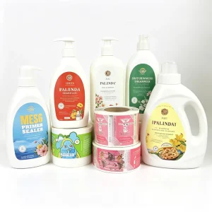 Custom Daily Chemical Bottle Labels Waterproof Cosmetic Stickers for Shampoo Body Wash Detergent & Personal Care Packaging