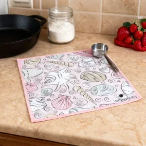 Custom Digital Printed Waffle Towel Waffle Weave OEKO TEX REACH Hand Tea Kitchen Dish Towels