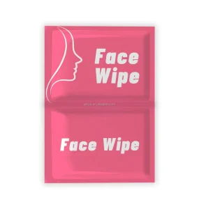Custom Disposable Single Pack Facial Wipes Soft Skin Friendly Portable Cleansing Wet Tissues Travel Salon Use