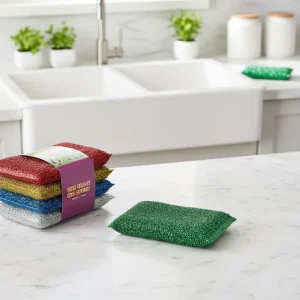 Custom Eco Friendly Multi Color Rectangle Dish Washing Sponge & Cleaning Sponge
