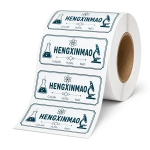 Custom Eco-Friendly Waterproof Self Adhesive Chemical Resistant Labels with Custom Shape for Reagent Sample Identification