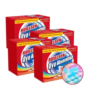 Custom Eco Friendly for Color Catcher Sheets High Absorbency for Removing Dyes and Dirt Dye Trapping Tablets