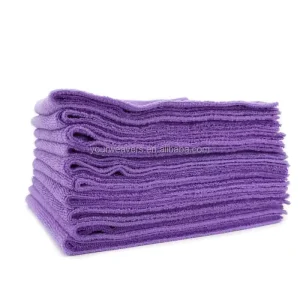 Custom Edgeless Lint-Free Microfiber Car Wash Towel 250gsm 40x40cm for Household and Kitchen Use
