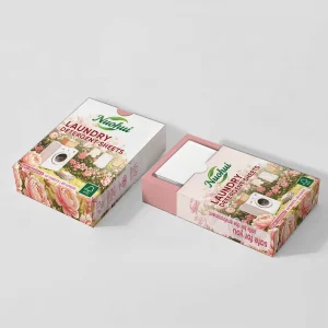 Custom Formula High Efficiency Non Toxic Eco Plastic Free Liquidless Laundry Soap Strips Laundry Detergent Sheets