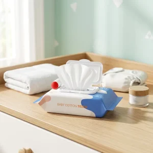 Custom Fragrance 100% Plant Based Thickened Weak Acid Ph Value Multi Purpose Wet Wipes Baby Wipes for Baby Health