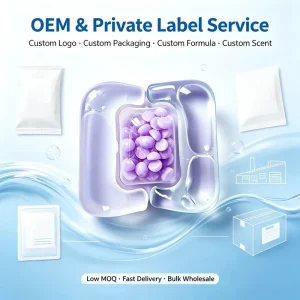 Custom-Fragrance Laundry Detergent Pods with Long-Lasting Scent ODM