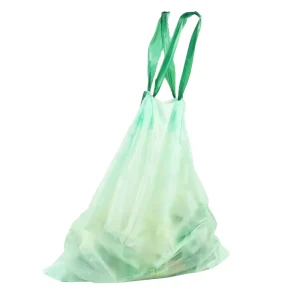 Custom Gravure Printed Biodegradable Compostable PLA PBAT T Shirt Drawstring Trash Garbage Bags Black & Colorful