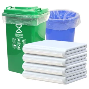 Custom Heavy Duty 50-Gallon Plastic Trash Bag with Custom Logo for Household Use