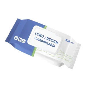 Custom High Quality 80 Sheets Alcohol Antiseptic Wet Wipes for Surface Cleansing and Disinfecting