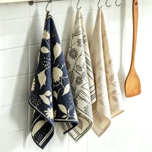 Custom High Quality Lightweight Hand Towels Quick Dry Microfiber Sustainable Cleaning Dish Coffee-Themed Kitchen Tea Towel