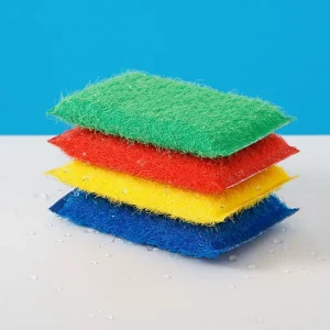 Custom High Water Absorption Kitchen Cleaning Sponge Dishwashing Scouring Pad