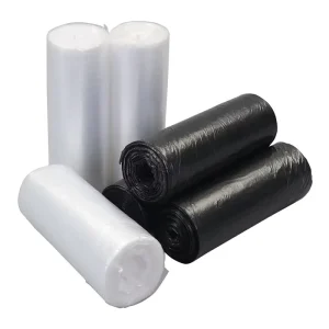 Custom Household Large Black White Heavy Duty Trash 3 Mil Garbage Bin Liner Compactor Bags 60 Gallon 70 Gallon
