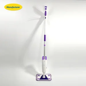 Custom Indoor Cleaning Tools Telescopic Aluminum Plastic Water Tank Flat Squeeze Mop Mop Head Spray Mop