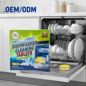 Custom Label Solid Effervescent Cleaner Powerful Eco Friendly Dishwashing Tablet with 30 50% Active Ingredients