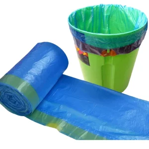Custom Large 20 Gallon Black PE Liners Recycled Compostable on Roll Scented Household Trash Garbage Bags