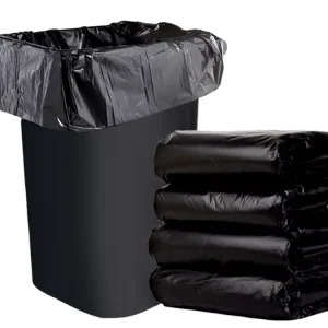 Custom Large Black Garbage Bag on Roll Household Trash Bags 13 30 45 60 65 95 100 Gallon Bolsas De Basura