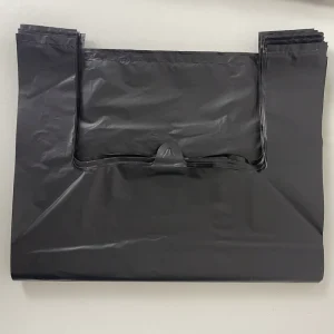 Custom Large-Capacity Biodegradable Cornstarch PE T-Shirt Carrier Shopping Bags