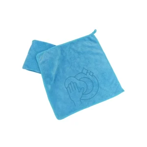 Custom Laser Logo Eco Friendly Soft Gentle Absorbent Microfiber Home Use Cleaning Cloths Towels