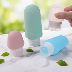Custom Leakproof Eco Friendly 30ml 90ml Portable Refillable Travel Size Empty Toiletry Kit Lotion Soap Bottles Stock Silicone