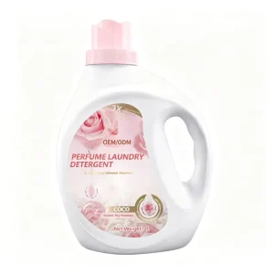 Custom Liquid Laundry Detergent Color Protection and Dye Lock Formula Stain Removal Floral Fresh Scent for Daily Use