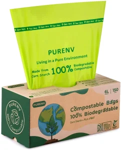 Custom Logo 100% Compostable Biodegradable Trash Bags